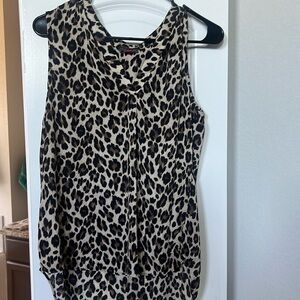 Leopard print blouse
